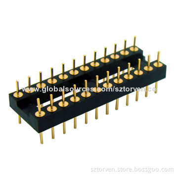 Pin Header, 2.54mm Pitch Dual-in-line, 6-48-pin Straight Type, Row Spacing 0.3, 0.4, 0.6-inch